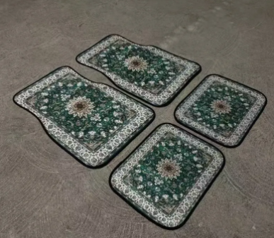 Vintage Bohemian Style Car Floor Mat