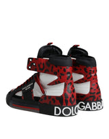 Dolce & Gabbana Multicolor Leather High Top Sneakers Shoes