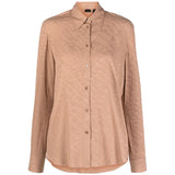 PINKO Beige Acetate Shirt