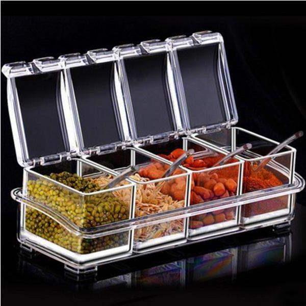 Spices and Condiment Storage Box Dispenser
