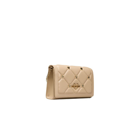 Love Moschino Beige Polyethylene Women Crossbody