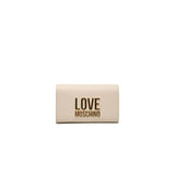 Love Moschino Beige Polyethylene Women Crossbody Bag