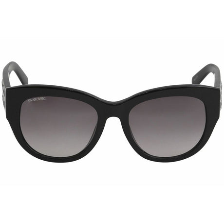 Swarovski Black Plastic Sunglasses