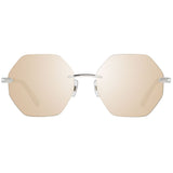 Swarovski Silver Metal Sunglasses