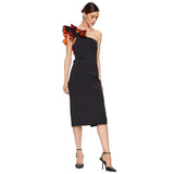 PINKO Black Polyester Dress