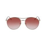 Longchamp Gold Metal Sunglasses