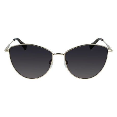 Longchamp Gold Metal Sunglasses