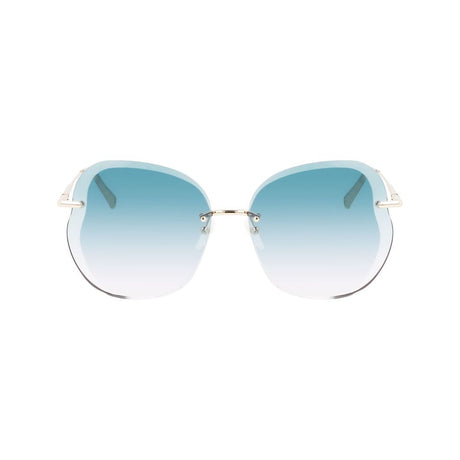 Longchamp Gold Metal Sunglasses