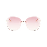 Longchamp Rose Gold Metal Sunglasses