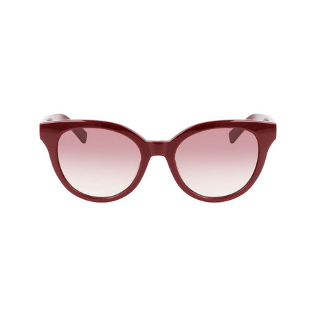 Longchamp Red Acetate Sunglasses