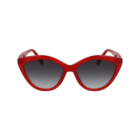 Longchamp Red Acetate Sunglasses