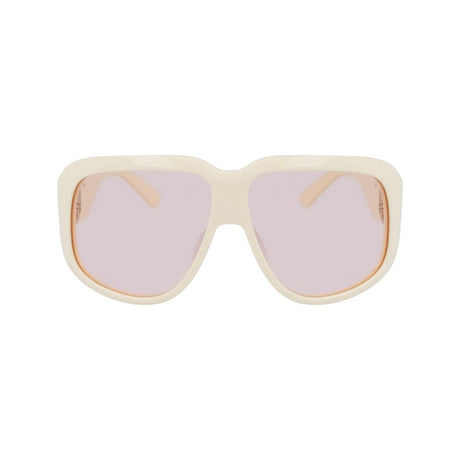 Longchamp White Acetate Sunglasses