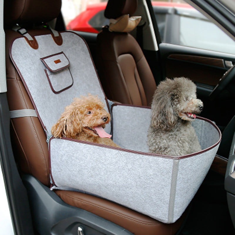 Retro Dual-purpose Pet Car Mat for Front Seat