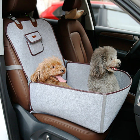 Retro Dual-purpose Pet Car Mat for Front Seat