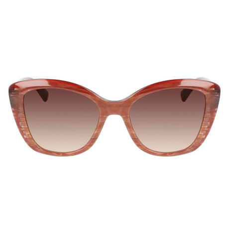 Longchamp Red Acetate Sunglasses