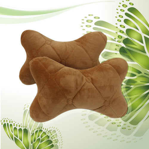 Car Headrest Neck Pillow Winter Plush Side Support