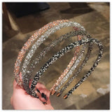 Sparkling Rhinestone Thin Headband Hair Accessory