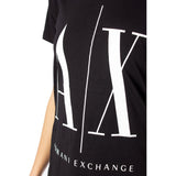 Armani Exchange Black Cotton Tops & T-Shirt