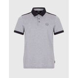 Armani Exchange Black Cotton Polo Shirt