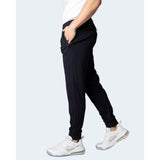 Armani Exchange Blue Viscose Skinny Pants