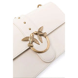 PINKO White Leather Handbag