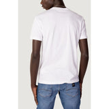 EA7 Emporio Armani White Cotton T-Shirt