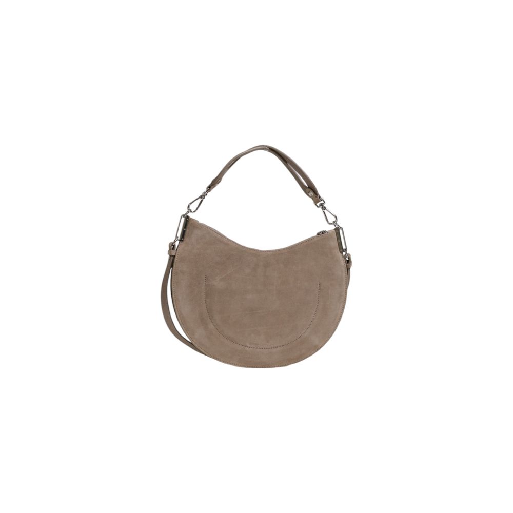 Coccinelle Gray Suede Handbag