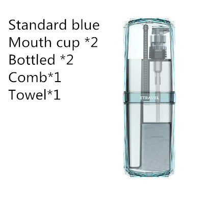 Men's Travel Toiletry Bag Set with Cup and Organizer