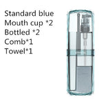 Men's Travel Toiletry Bag Set with Cup and Organizer