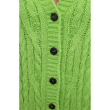 MSGM Green Acrylic Sweater