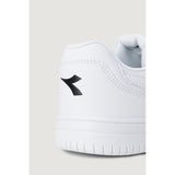 Diadora White Synthetic Leather Sneaker