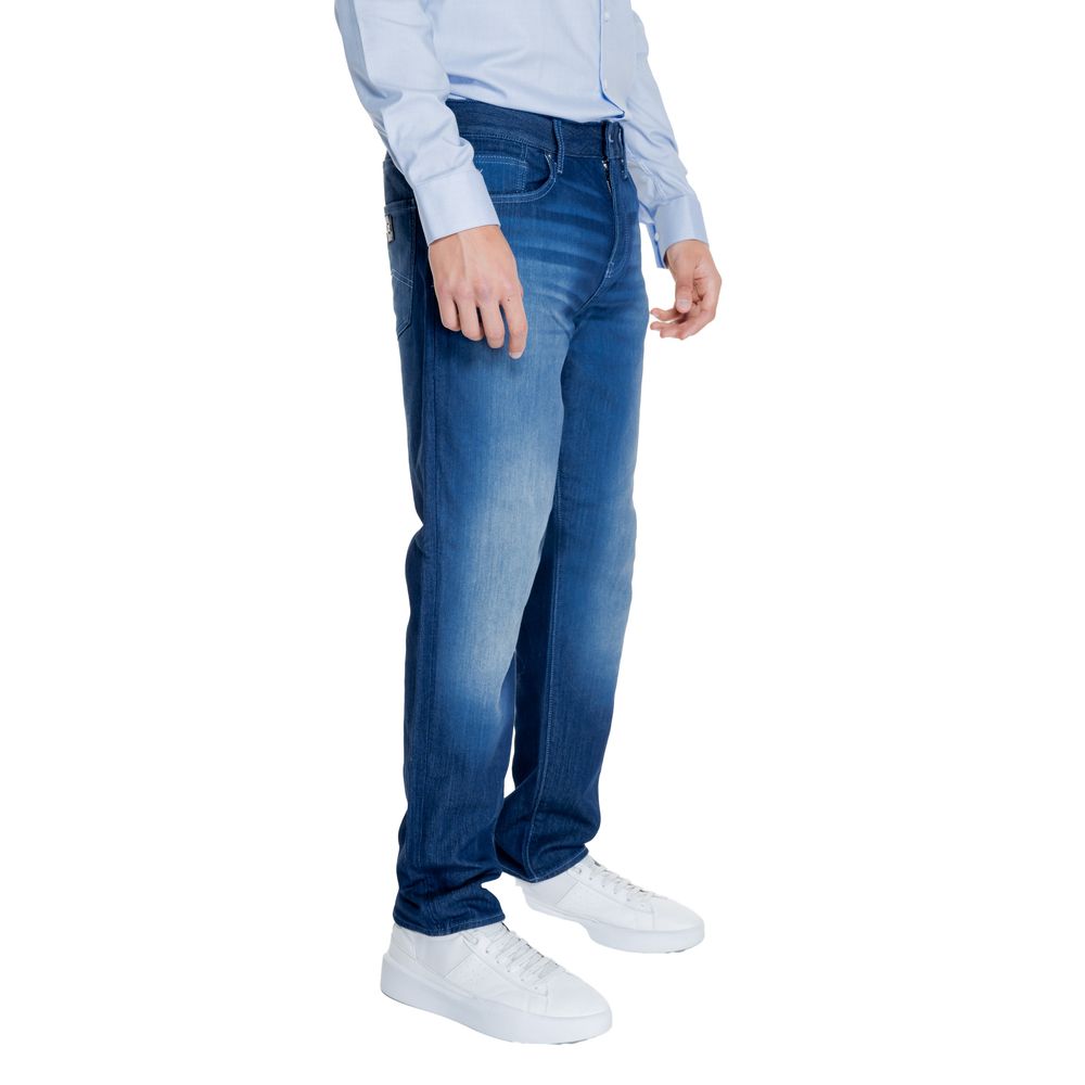 Armani Exchange Blue Cotton Jeans & Pant