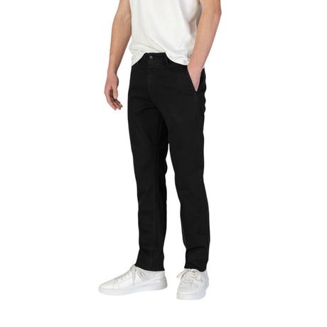 Hugo Boss Black Cotton Jeans & Pant