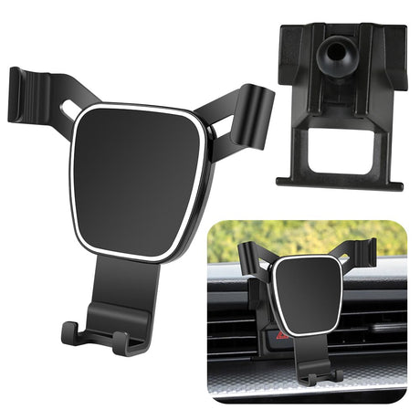 LUNQIN Car Phone Holder for Nissan Kicks 2018 2019 2020 2021 2022 2023 2024 S SR SV T Auto Accessories Navigation Bracket Interior Decoration Mobile Cell Phone Mount case