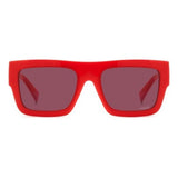 Missoni Red Plastic Sunglasses