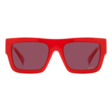 Missoni Red Plastic Sunglasses