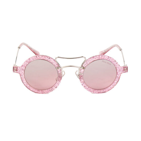 Miu Miu Gray Metal Sunglasses