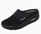 Breathable Mesh Half Support Women's Casual Shoes