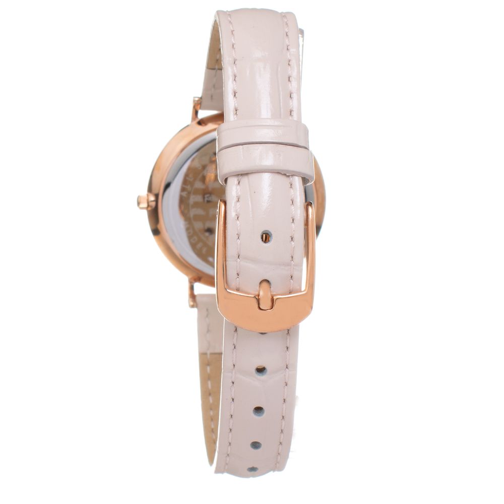 Folli Follie Beige Leather Watch