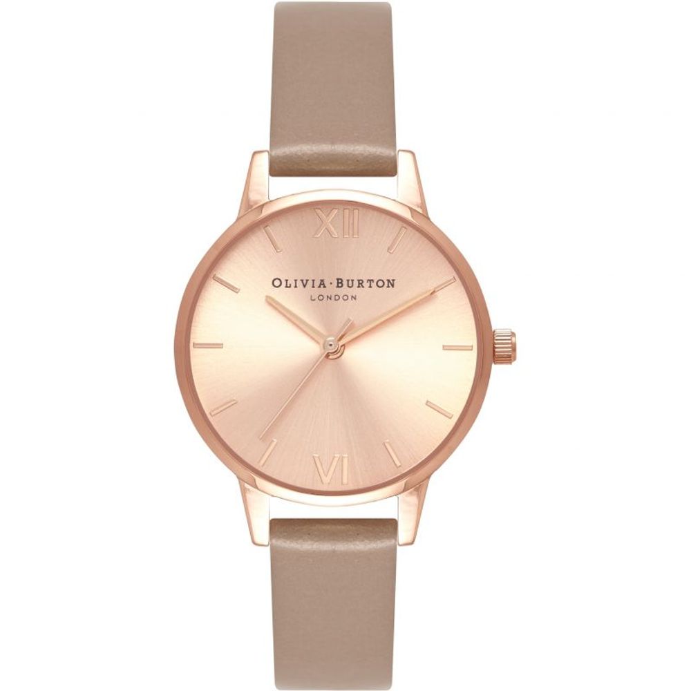 Olivia Burton Brown Synthetic Leather Watch