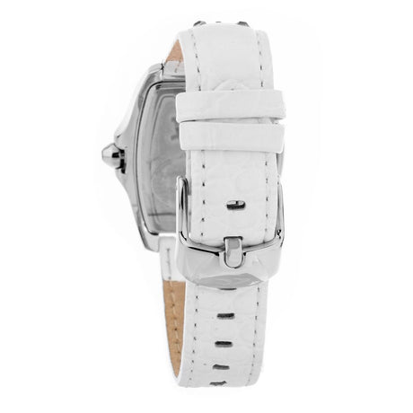 Chronotech White Leather Watch