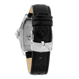 Chronotech Black Leather Watch