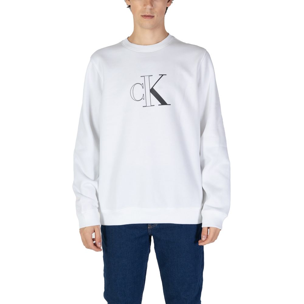 Calvin Klein Jeans White Polyester Sweater