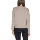 Calvin Klein Jeans Beige Cotton Sweater