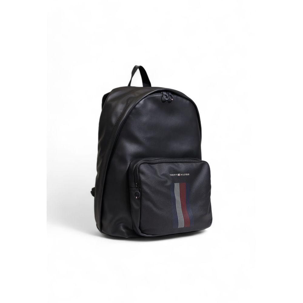 Tommy Hilfiger Black Polyethylene Backpack