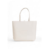 Tommy Hilfiger Cream Polyethylene Handbag