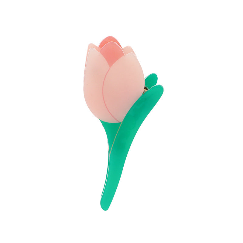 Tulip Hair Clip - Stylish Acetate Hair Accessory