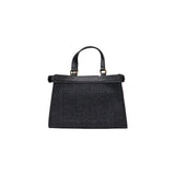 Replay Black Cotton Handbag