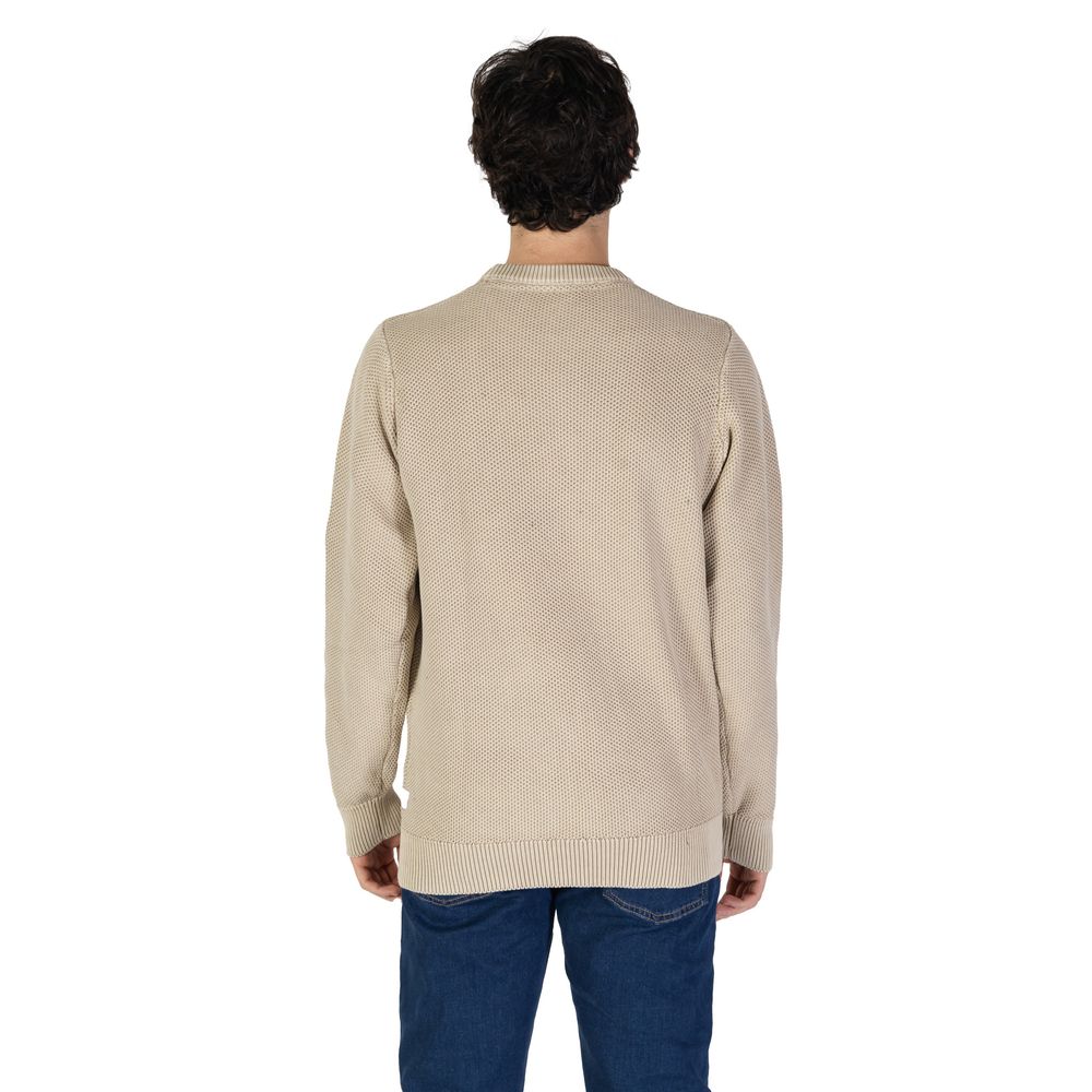 Gas Beige Cotton Sweater