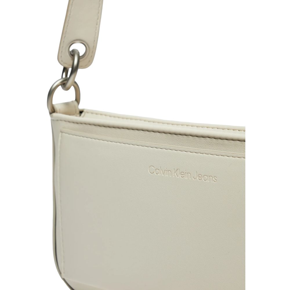 Calvin Klein Jeans Beige Polyethylene Handbag